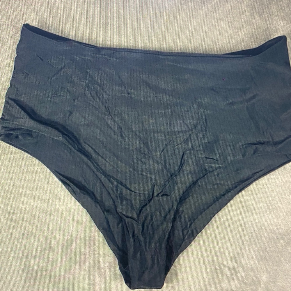 Zaful Black High-Waisted Bikini Bottom
